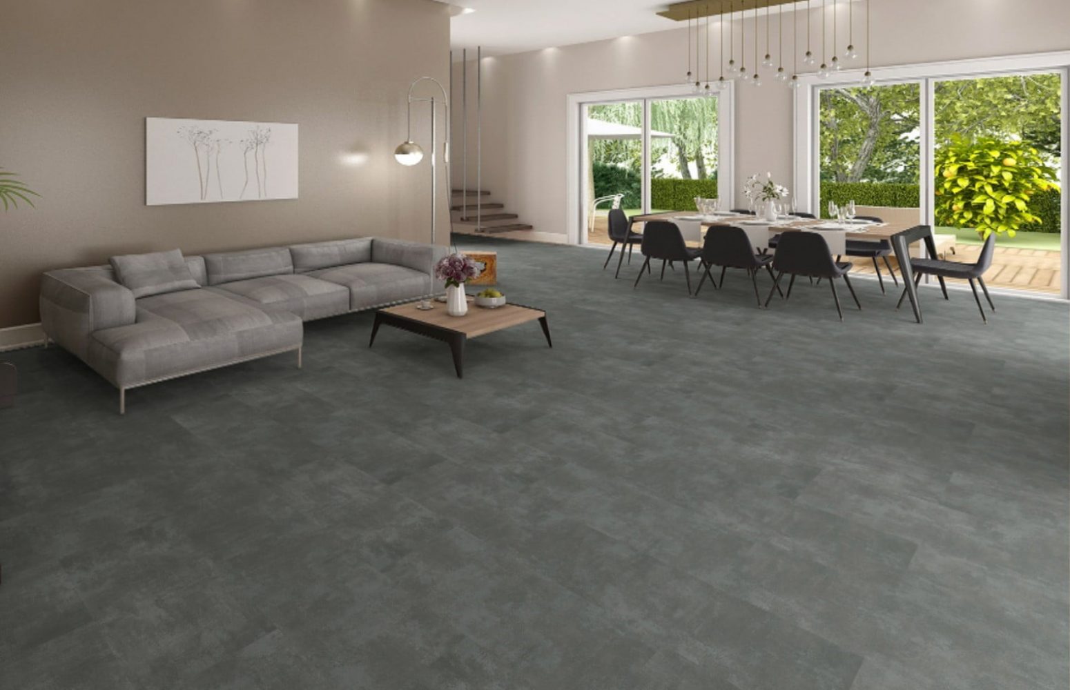 AZM Pearl grit lvt zemin kaplama irona G3000 feroca
