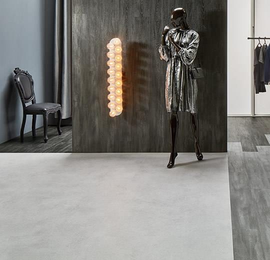Allura Dryback Material Beton desenlli LVT zemin kaplama 63427DR7-63427DR5 light cement (100x100cm)1