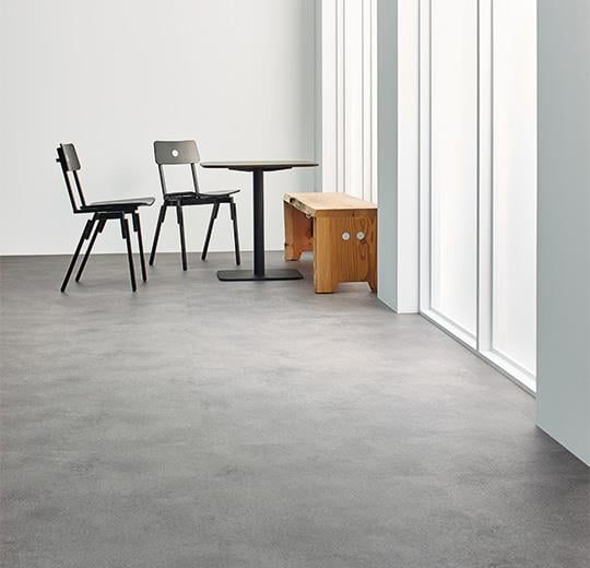 Allura Dryback Material Beton desenlli LVT zemin kaplama 63429DR7-63429DR5 iron cement (100x100cm)1