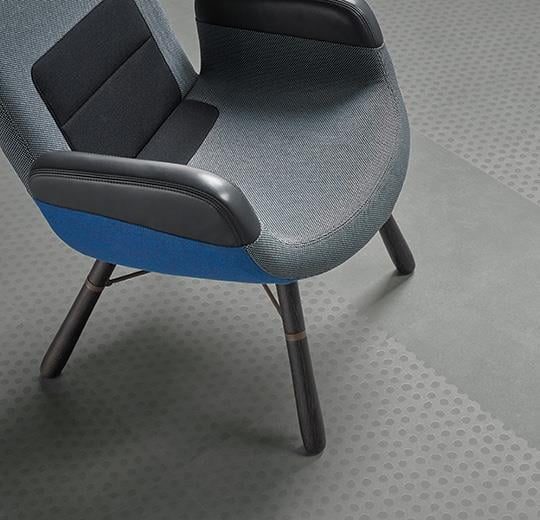 Allura Dryback Material Beton desenlli LVT zemin kaplama 63434DR7-63434DR5 cool concrete dots1