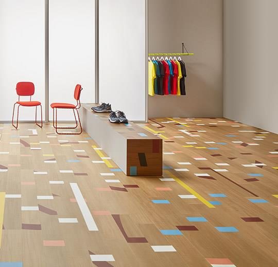 Allura Dryback Wood Ahşap desenlli LVT zemin kaplama 63511DR7-63511DR5 light vintage gymfloor1