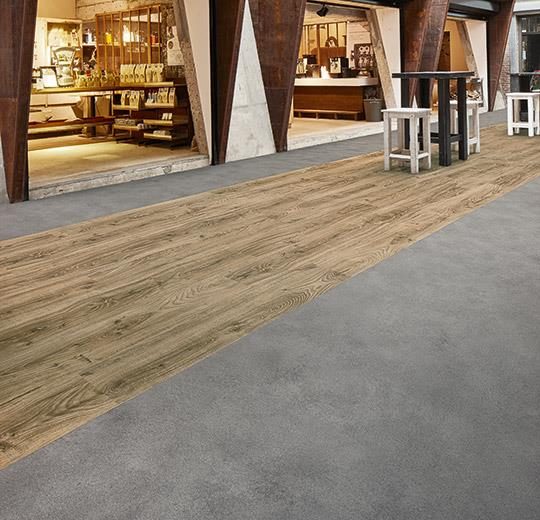 Allura Puzzle beton desenli sök tak pvc vinil LVP-LVT zemin kaplama 63428PZ7 iron cement1