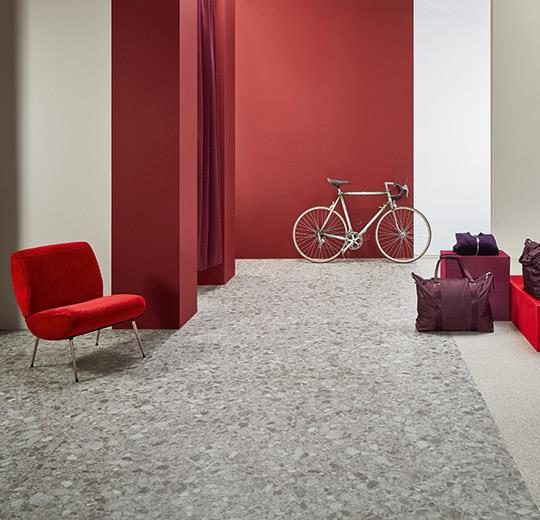 Allura Puzzle gri mermer taş desenli sök tak pvc vinil LVP-LVT zemin kaplama 63456PZ7 grey marbled stone1