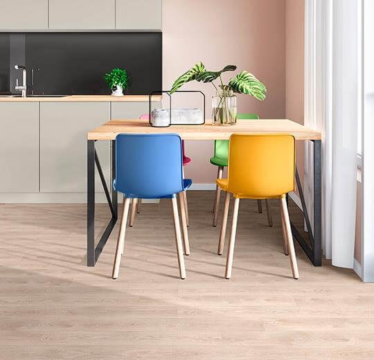 Enduro dryback ve click kereste desenli pvc vinil LVP-LVT zemin kaplama 69335DR3-69335CL3 light timber2