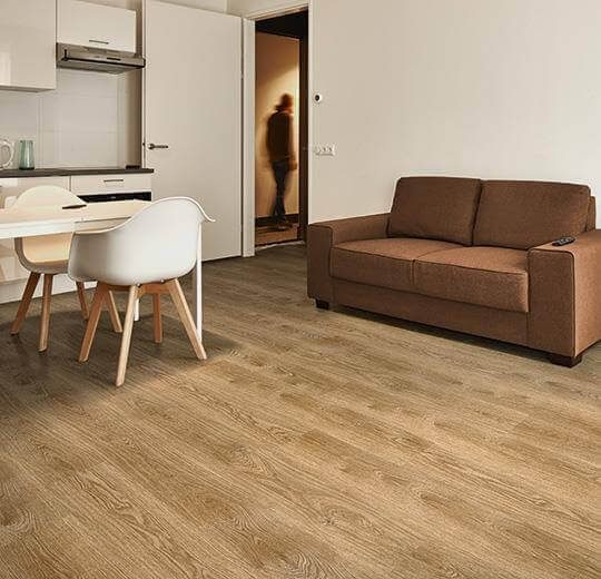 Enduro dryback ve click meşe desenli pvc vinil LVP-LVT zemin kaplama 69101DR3-69101CL3 pure oak1