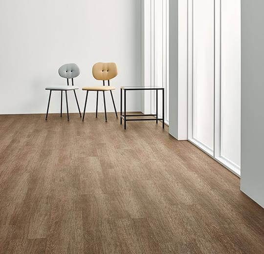 Enduro dryback ve click meşe desenli pvc vinil LVP-LVT zemin kaplama 69123DR3-69123CL3 chocolate oak1