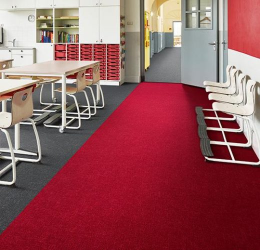 Flotex karo halı t546006 Metro grey t546031 Metro cherry
