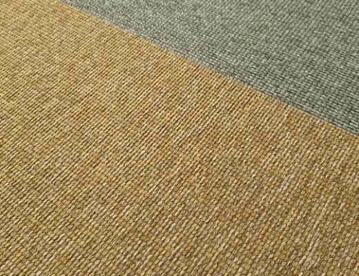 Anıl zemin Tessera Struktur 1 polyamid karo halı 3709 GUL uygulama