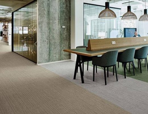 Anıl zemin Tessera arran karo halı ofis uygulama 2